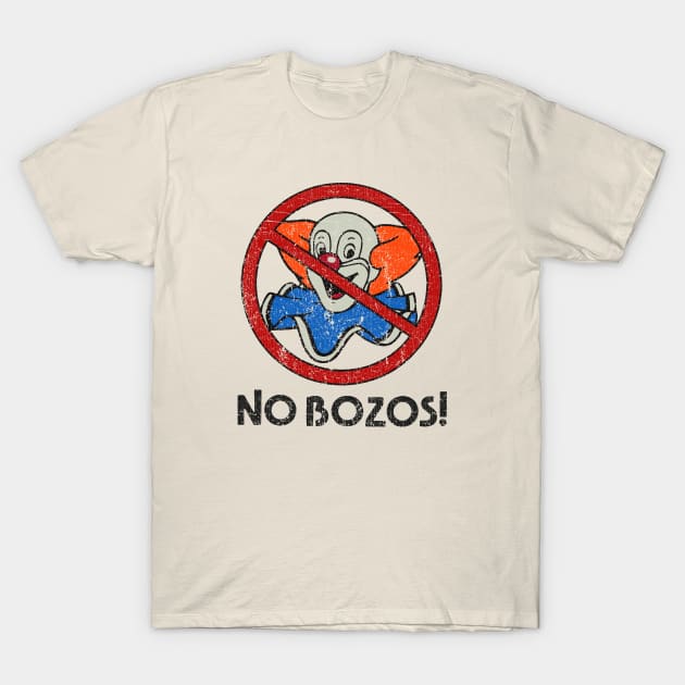 No Bozos 1983 Vintage T-Shirt by Jazz In The Gardens